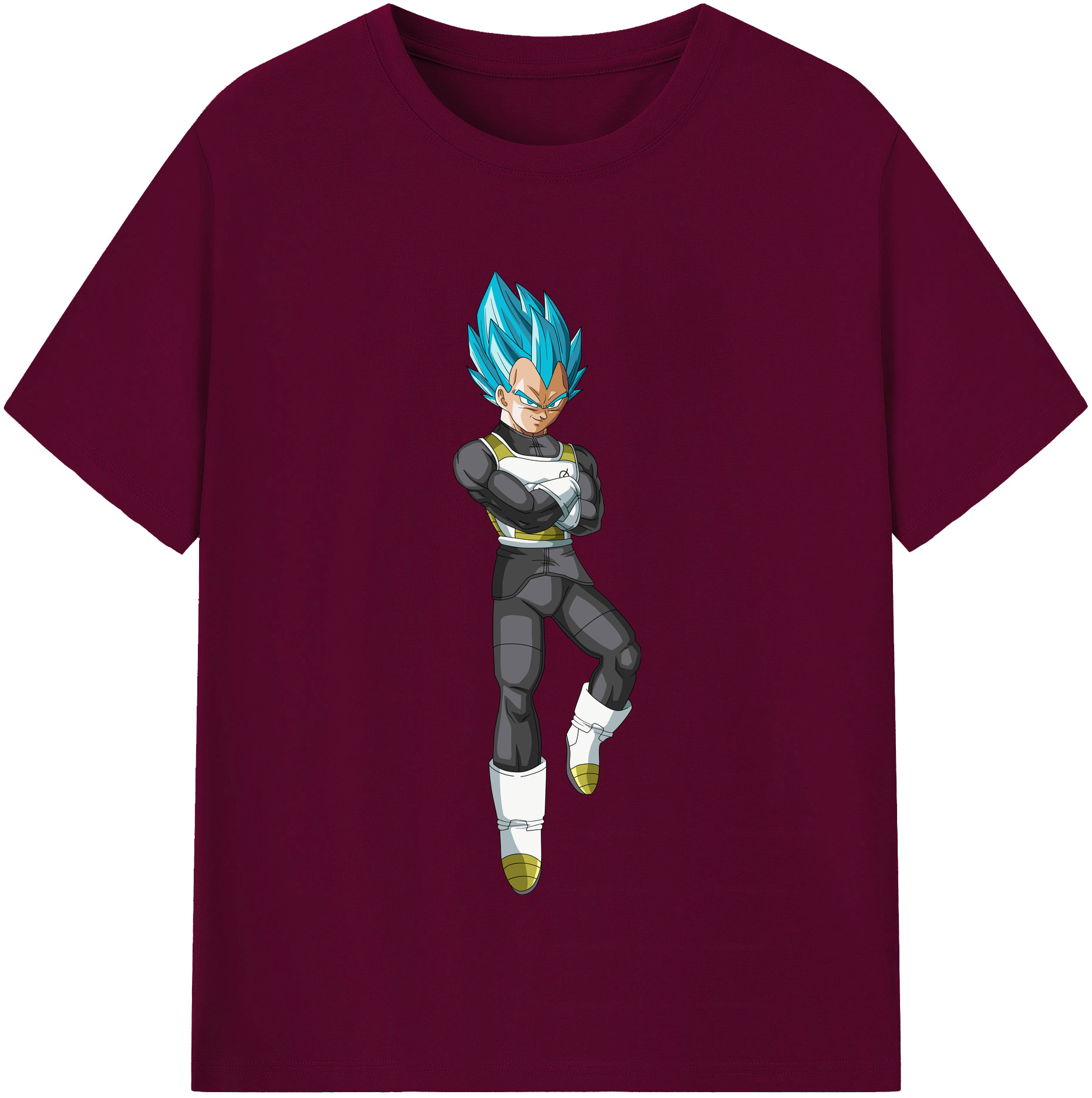 （画像用） ドラゴンボール ベジータ四世（Bejīta Yonsei）DRAGON BALL Vegeta IV レディースカジュアルプリントTシャツ（綿100％）